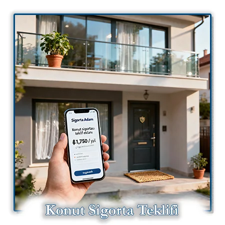 Konut Sigortası Teklifi I Sigorta Adam